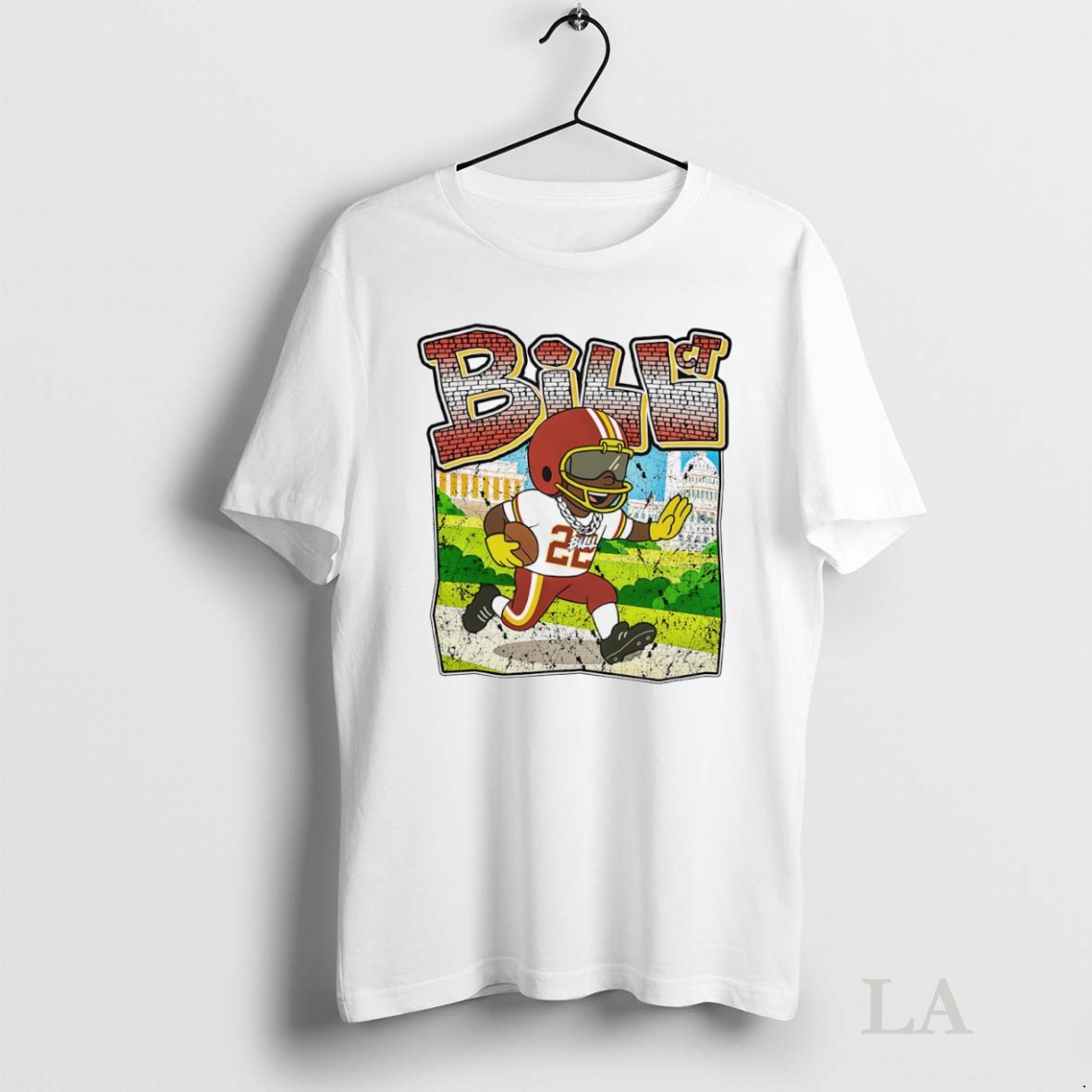 Original Bill Ct 22 Bill Croskey Merritt Washington Commanders Cartoon Shirt