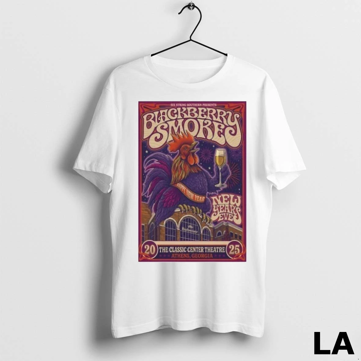 Original Blackberry Smoke Nye Shows 2025 Classic Center Theatre In Athens Ga Shirt