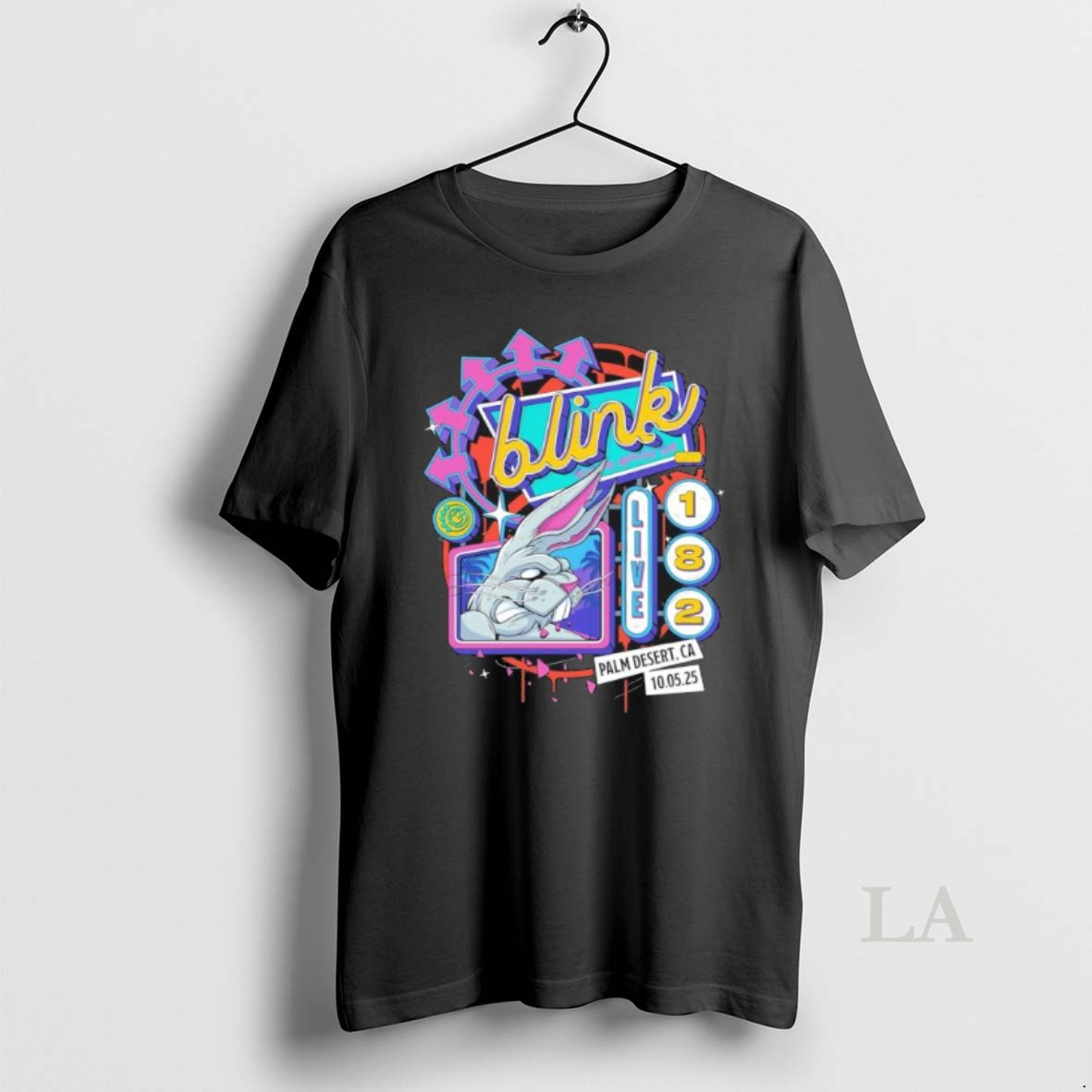 Original Blink 182 Palm Desert 10 5 2025 Event Shirt