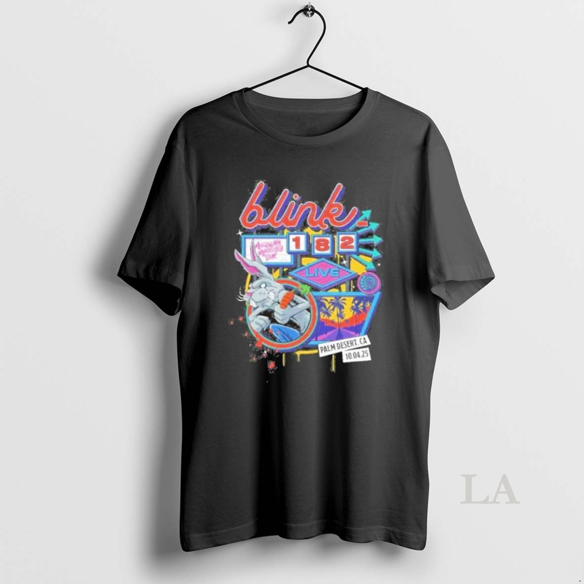Original Blink 182 Palm Desert Ca Missionary Impossible Tour Washed Shirt