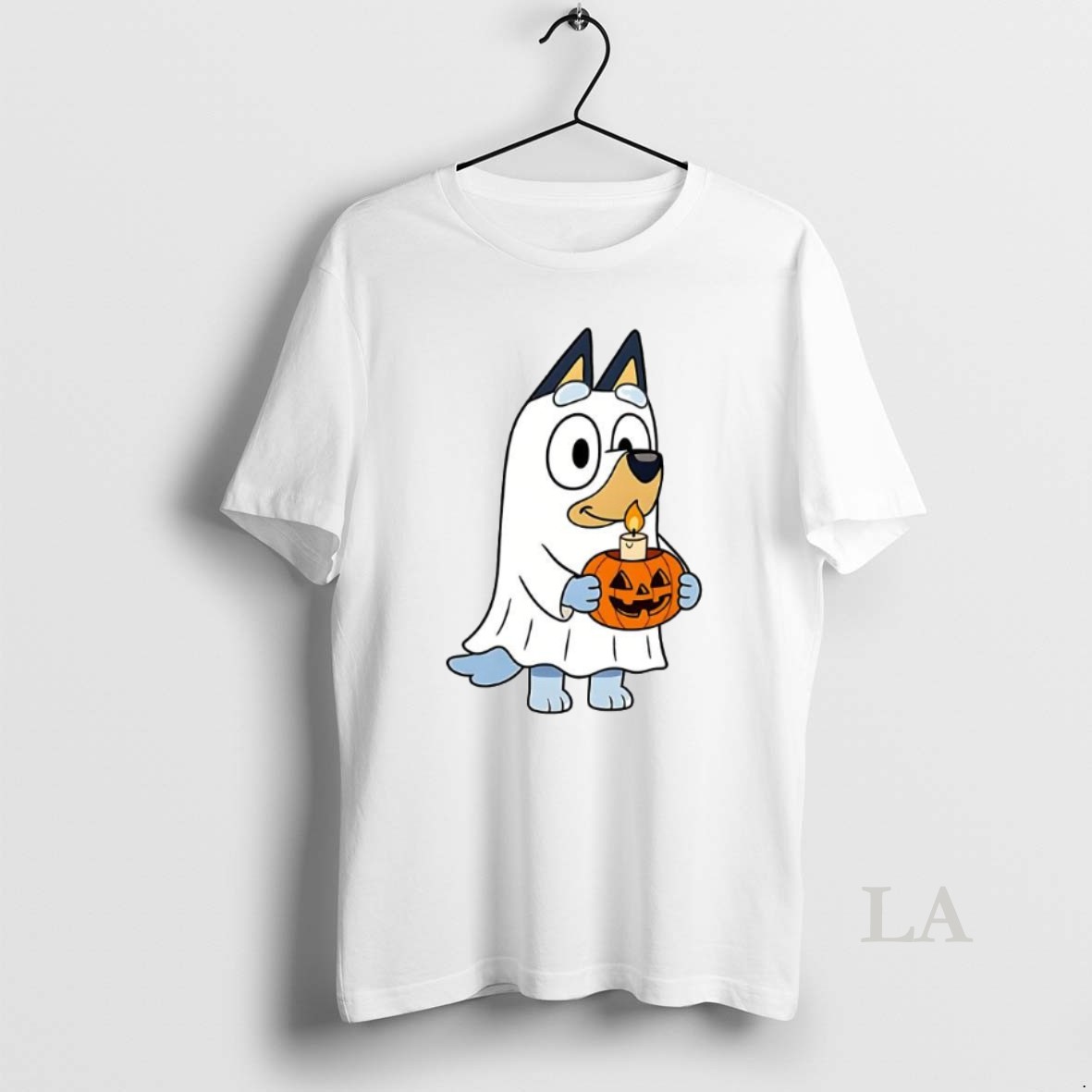 Original Bluey Halloween Ghost Bluey Pumpkin Cartoon Shirt