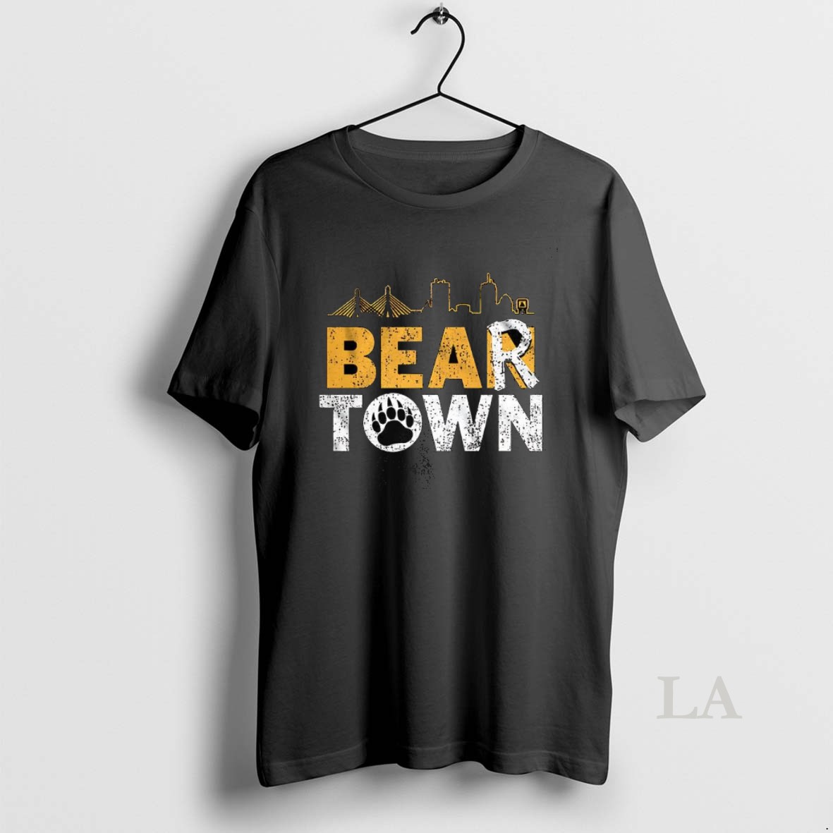 Original Boston Bear Hockey Town Skyline Shirt