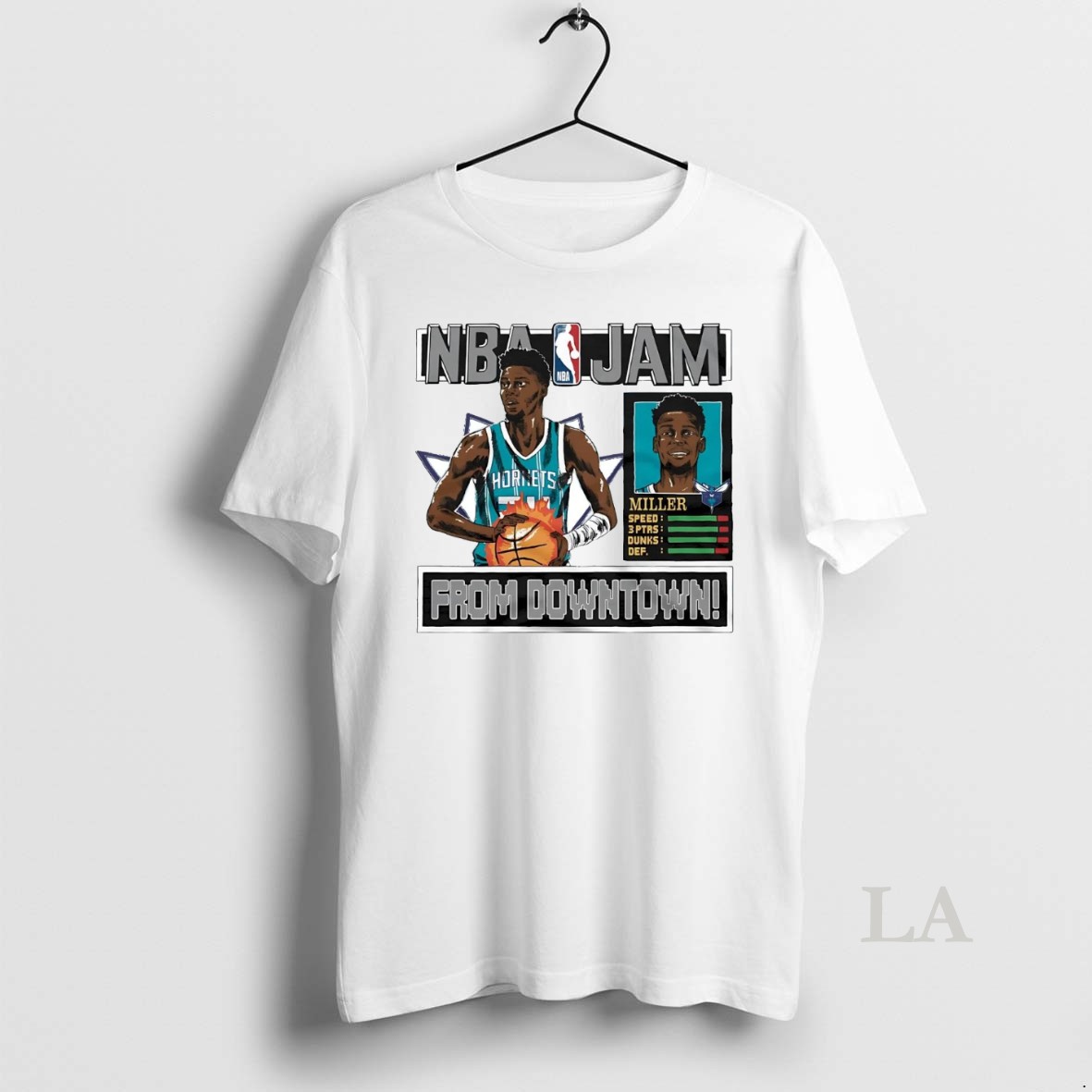 Original Brandon Miller Nba Jam Hornets Shirt