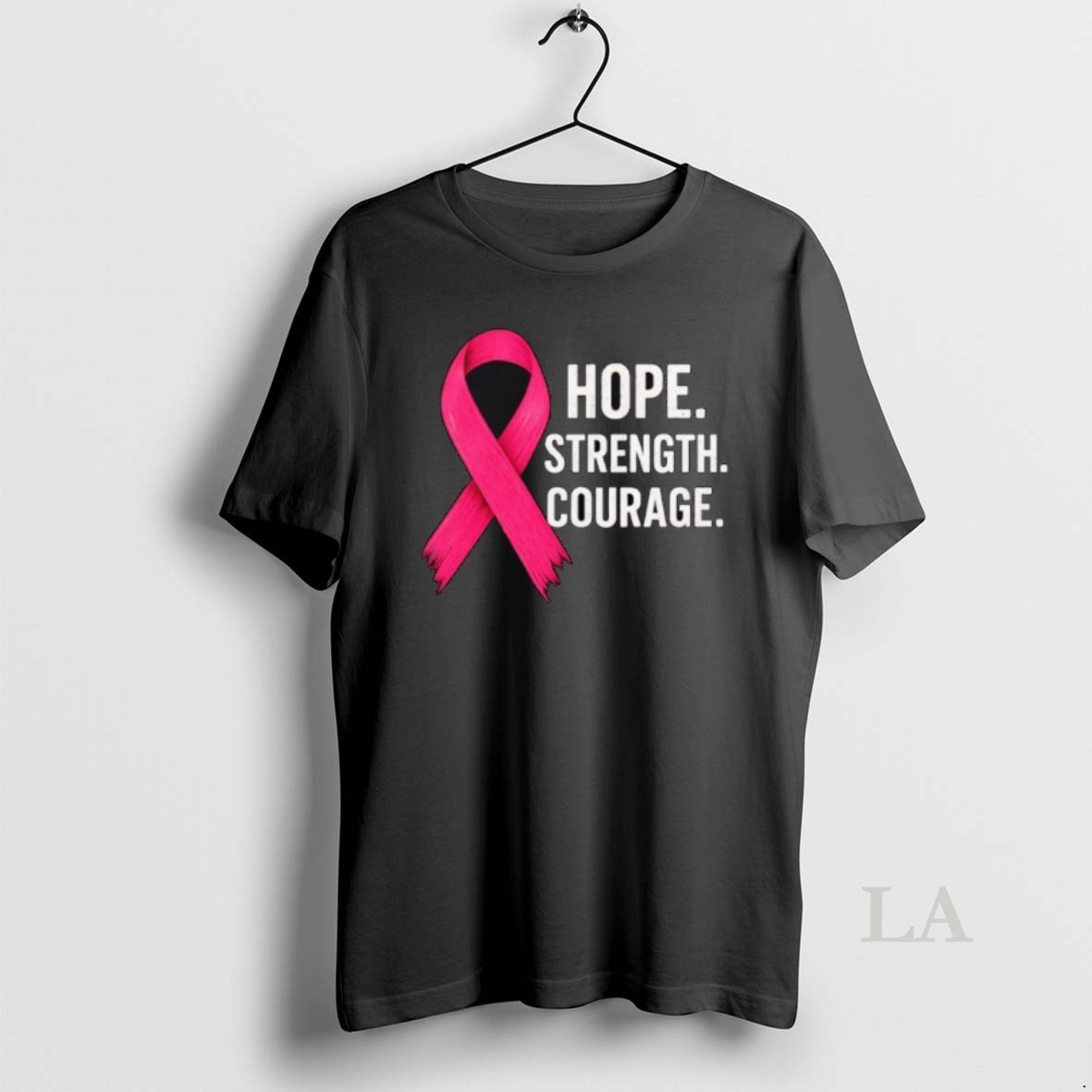 Original Breast Cancer Hope Strength Courage Shirt