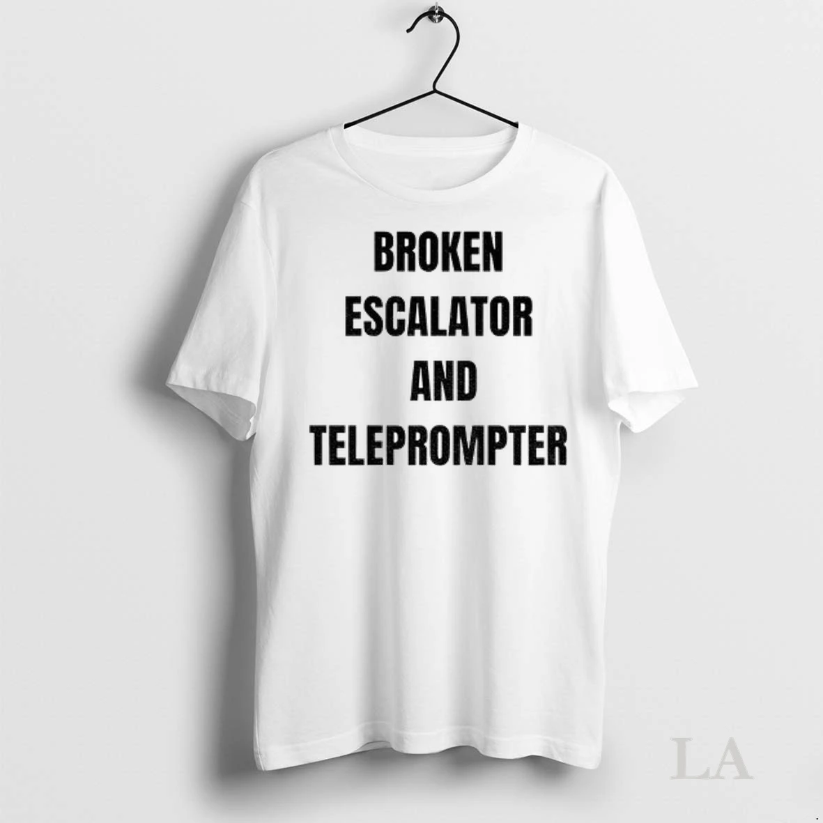 Original Broken Escalator And Teleprompter Funny Trump Shirt