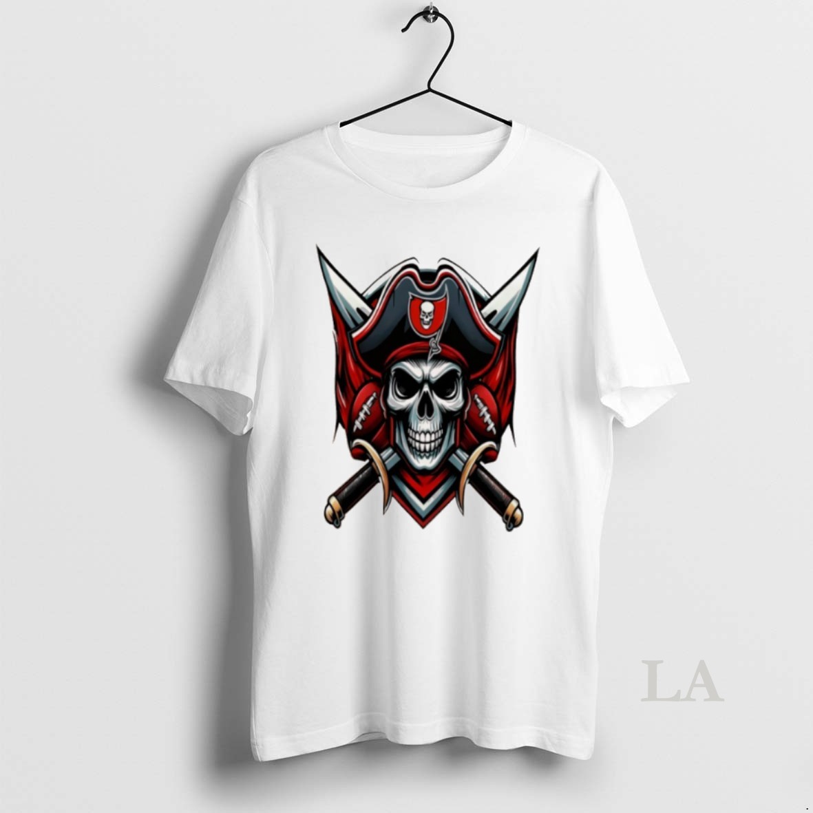 Original Buccaneers Football Print Waffle Shirt