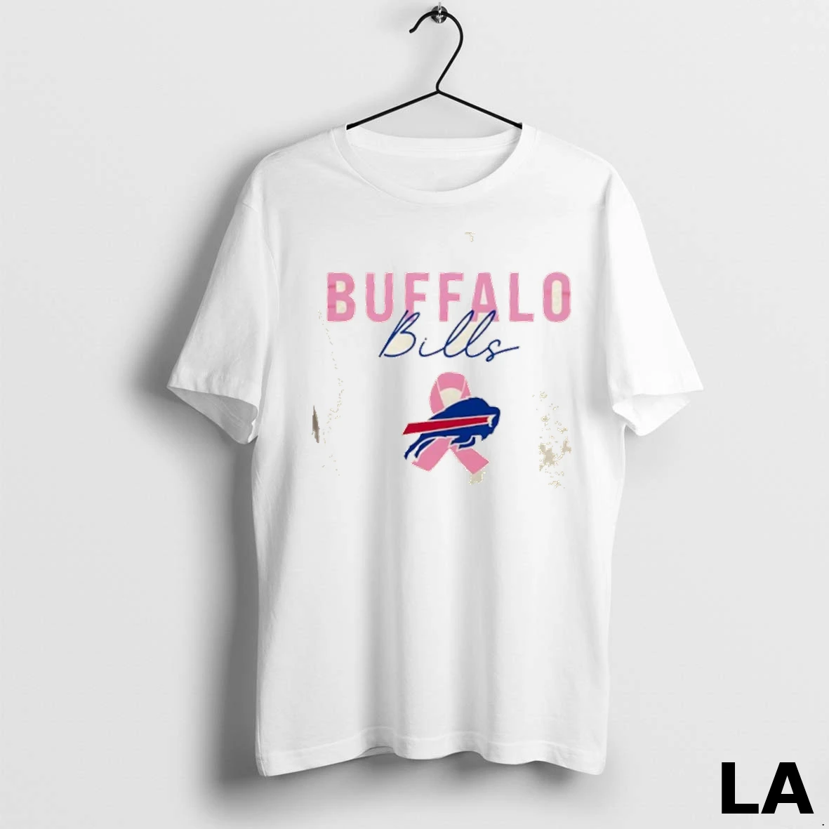 Original Buffalo Bills Football Nurse In October We Wear Pink 2 Sided Shirt