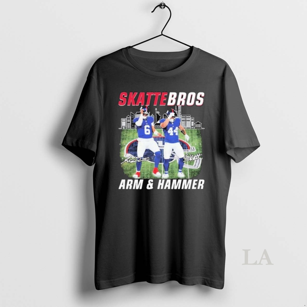 Original Cam Skattebo And Jaxson Dart Skattebros Arm Hammer Signatures Long Sleve Shirt