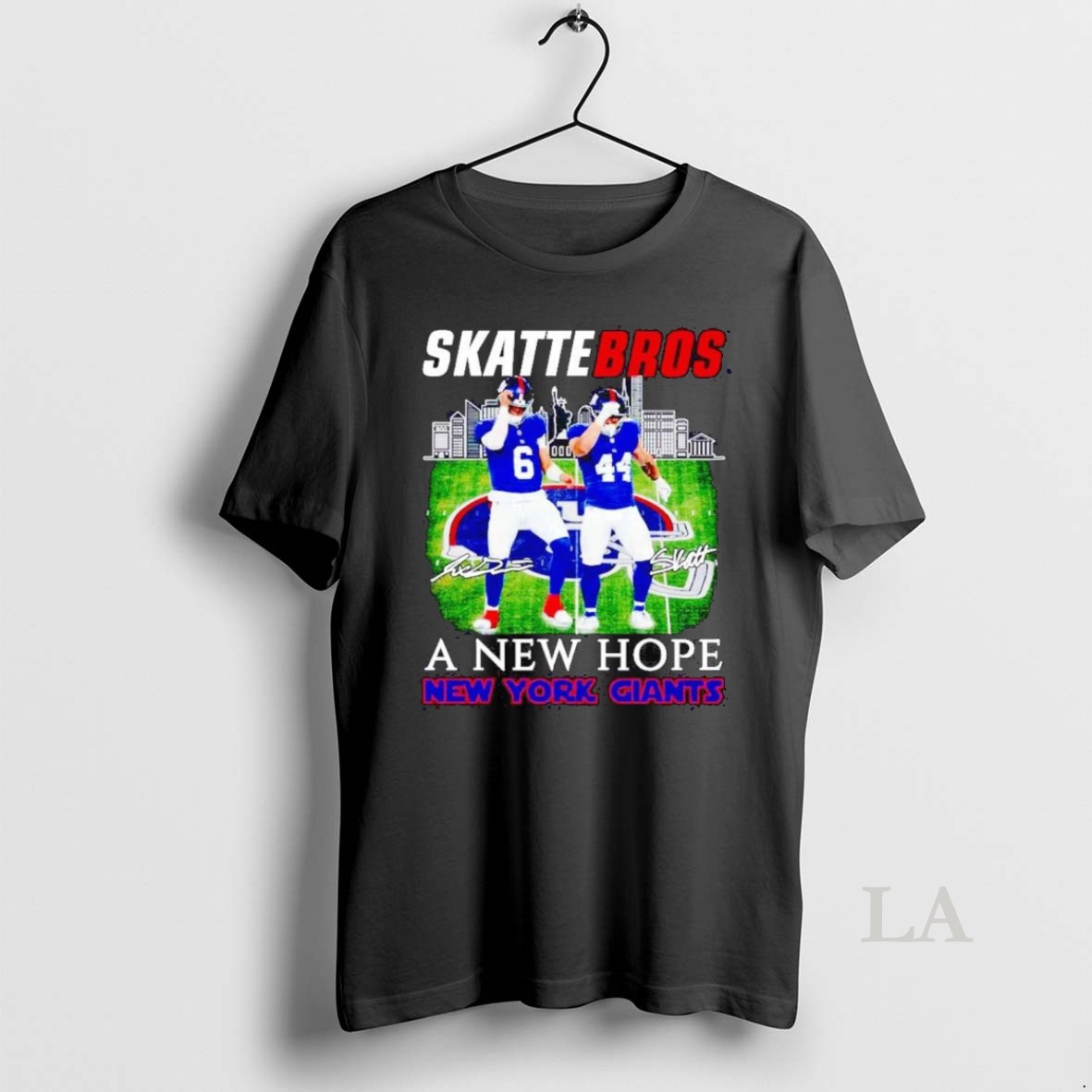 Original Cameron Skattebo And Jaxson Dart Skatte Bros A New Hope Ny Giants Shirt