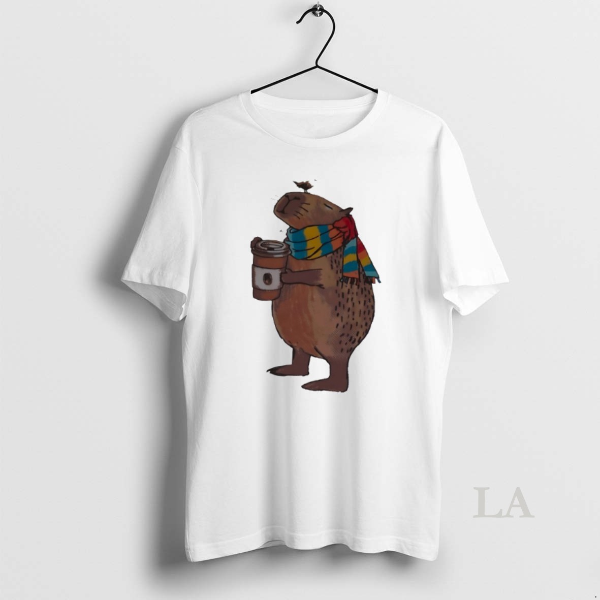 Original Capybara Drink Coffee Shirt