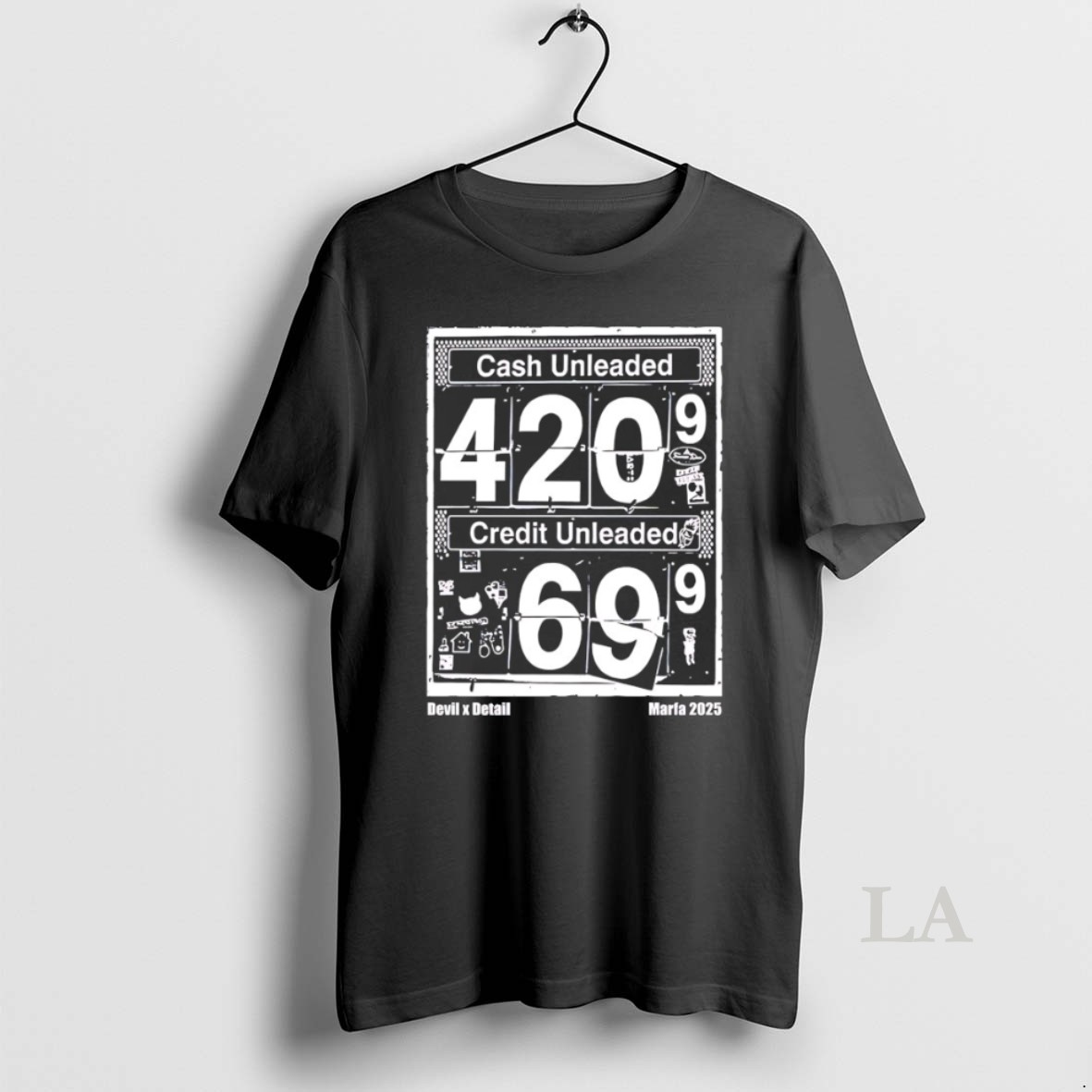 Original Cash Unleaded 420 Credit Unleaded 69 Devil X Detail Marfa 2025 Shirt