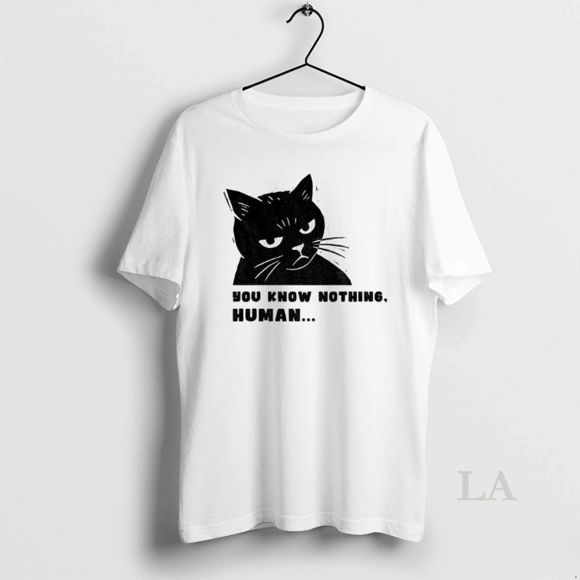 Original Cat You Know Nothing Human Meme Shirt