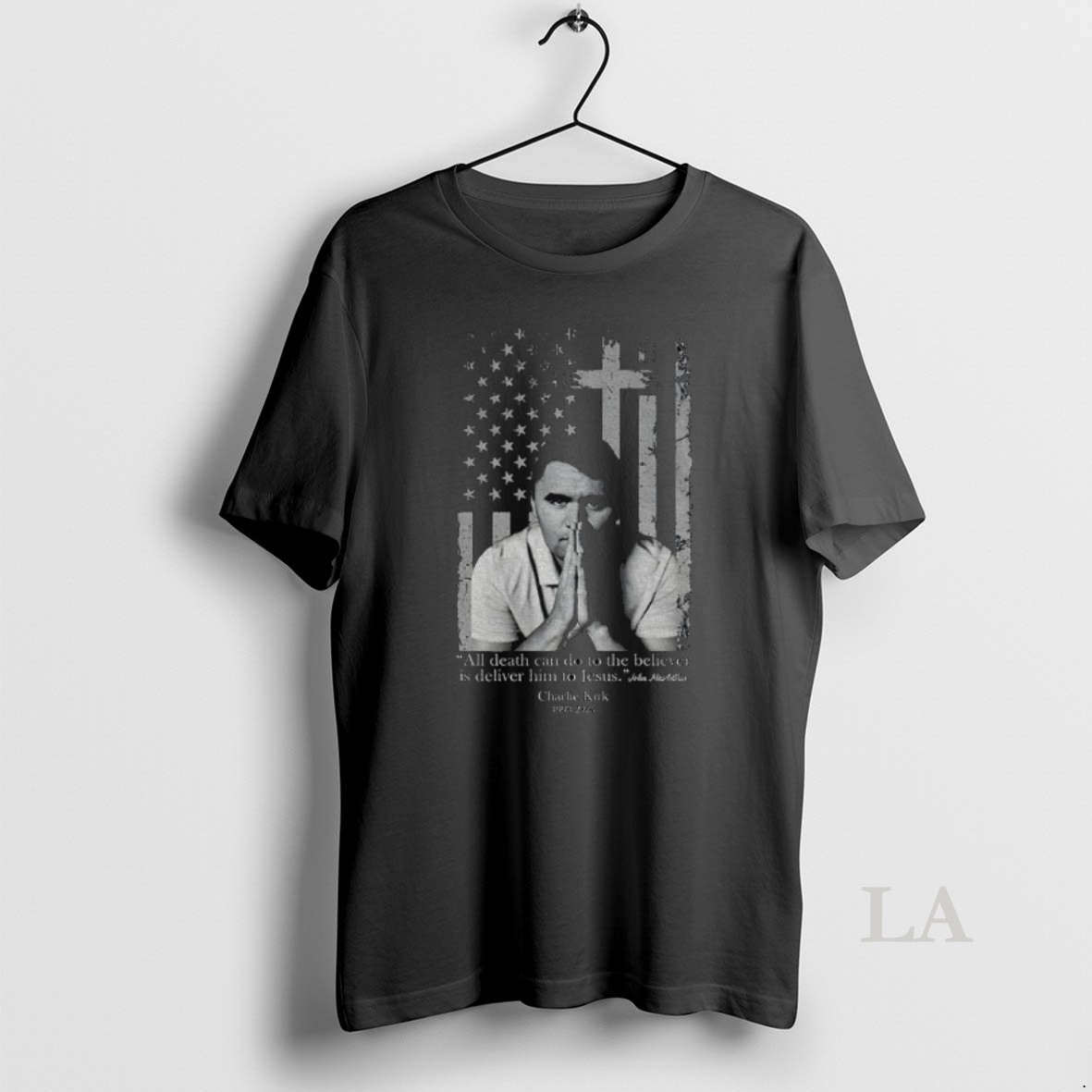 Original Charlie Kirk American Flag 1993 2025 All Death Can Do To The Believer Is Deliver Him To Jesus Shirt