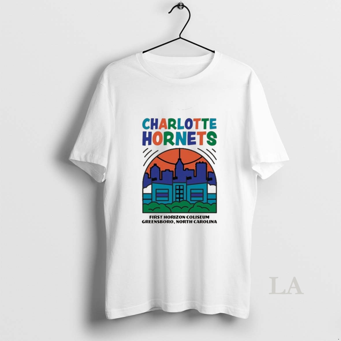Original Charlotte Hornets First Horizon Coliseum Greensboro North Carolina 2025 Shirt