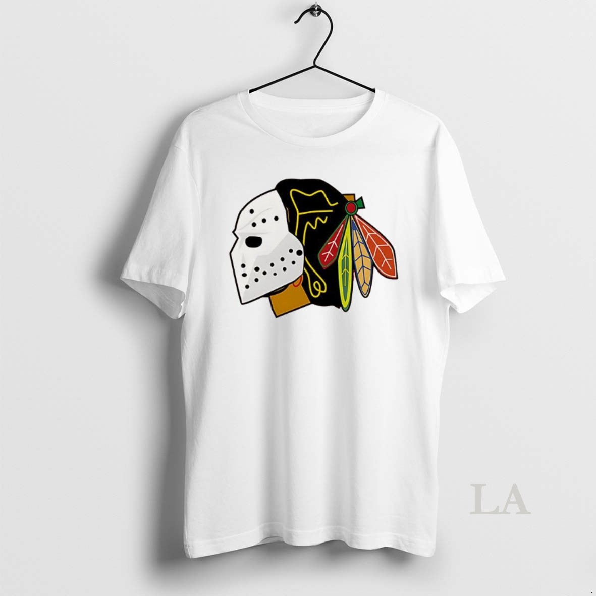 Original Chicago Blackhawks Hockey Mask Color Shirt