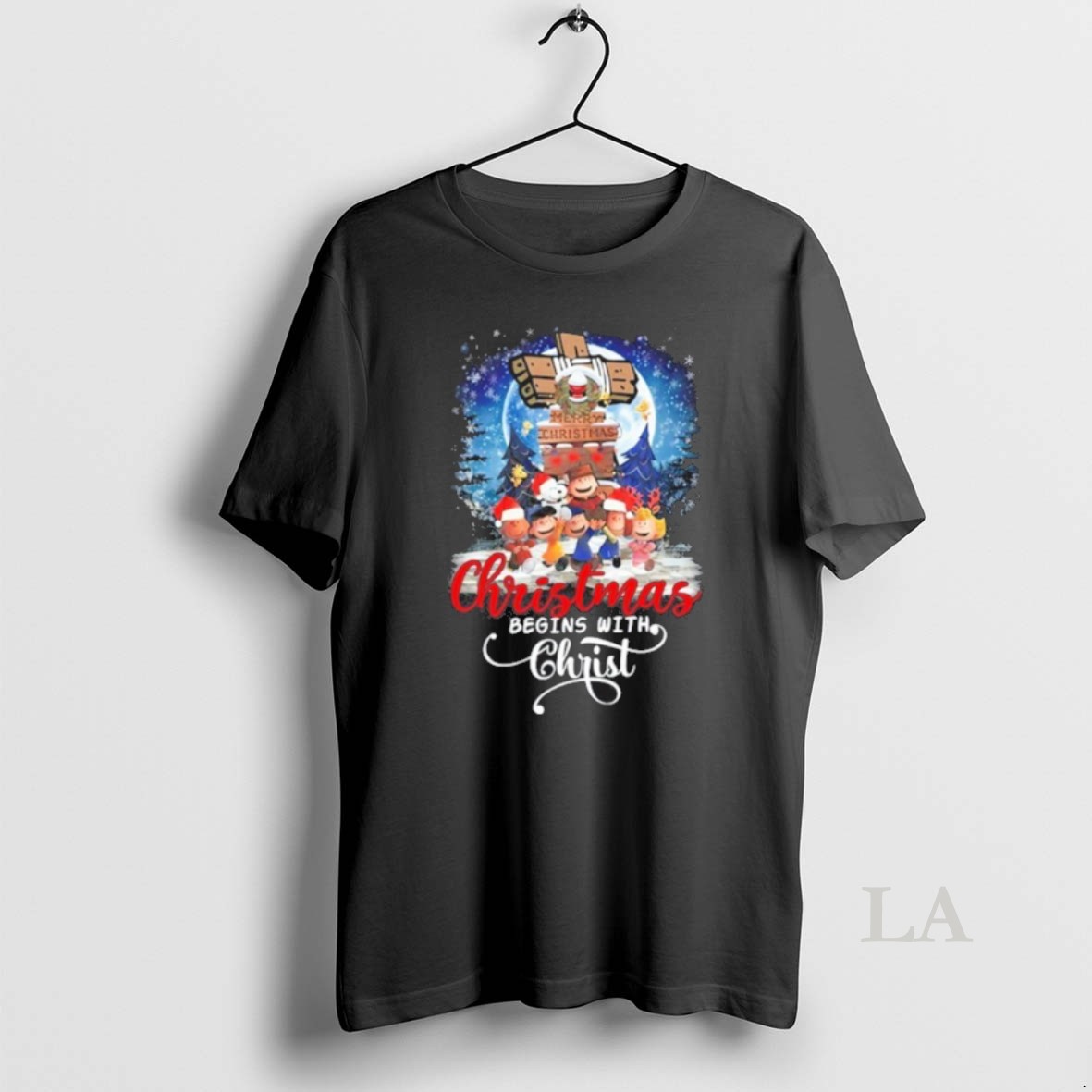 Original Christmas Being With Christ Peanuts Shirt