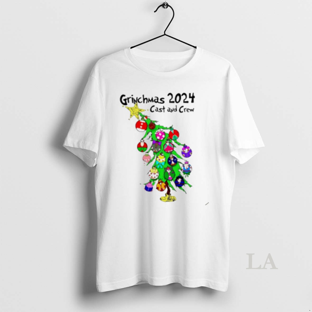 Original Christmas Grinchmas Cast And Crew White Shirt