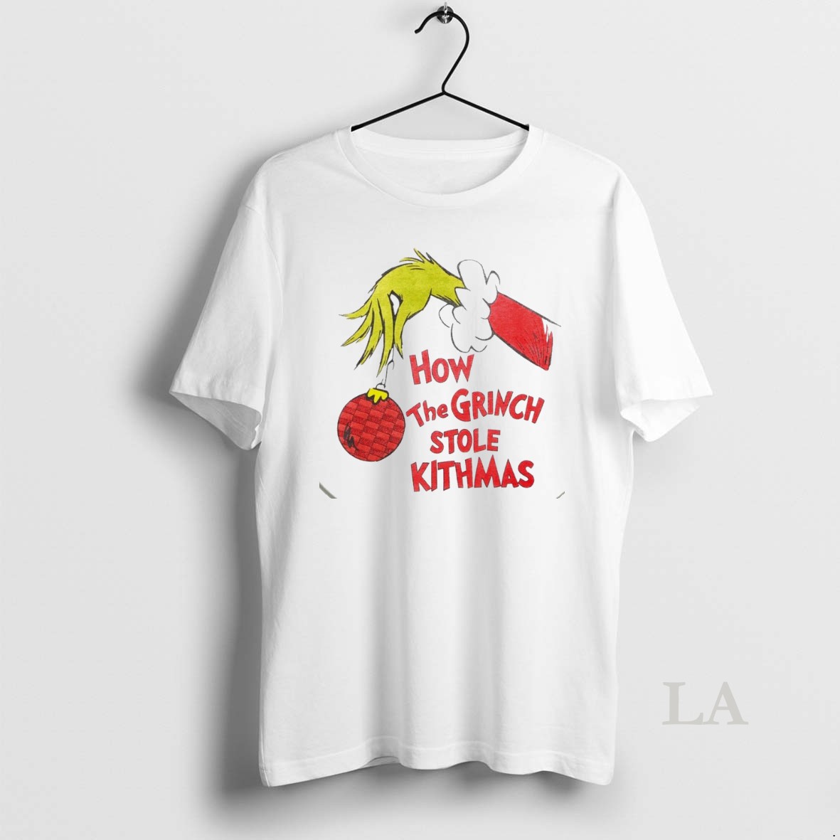 Original Christmas How The Grinch Stole Kithmas White Shirt