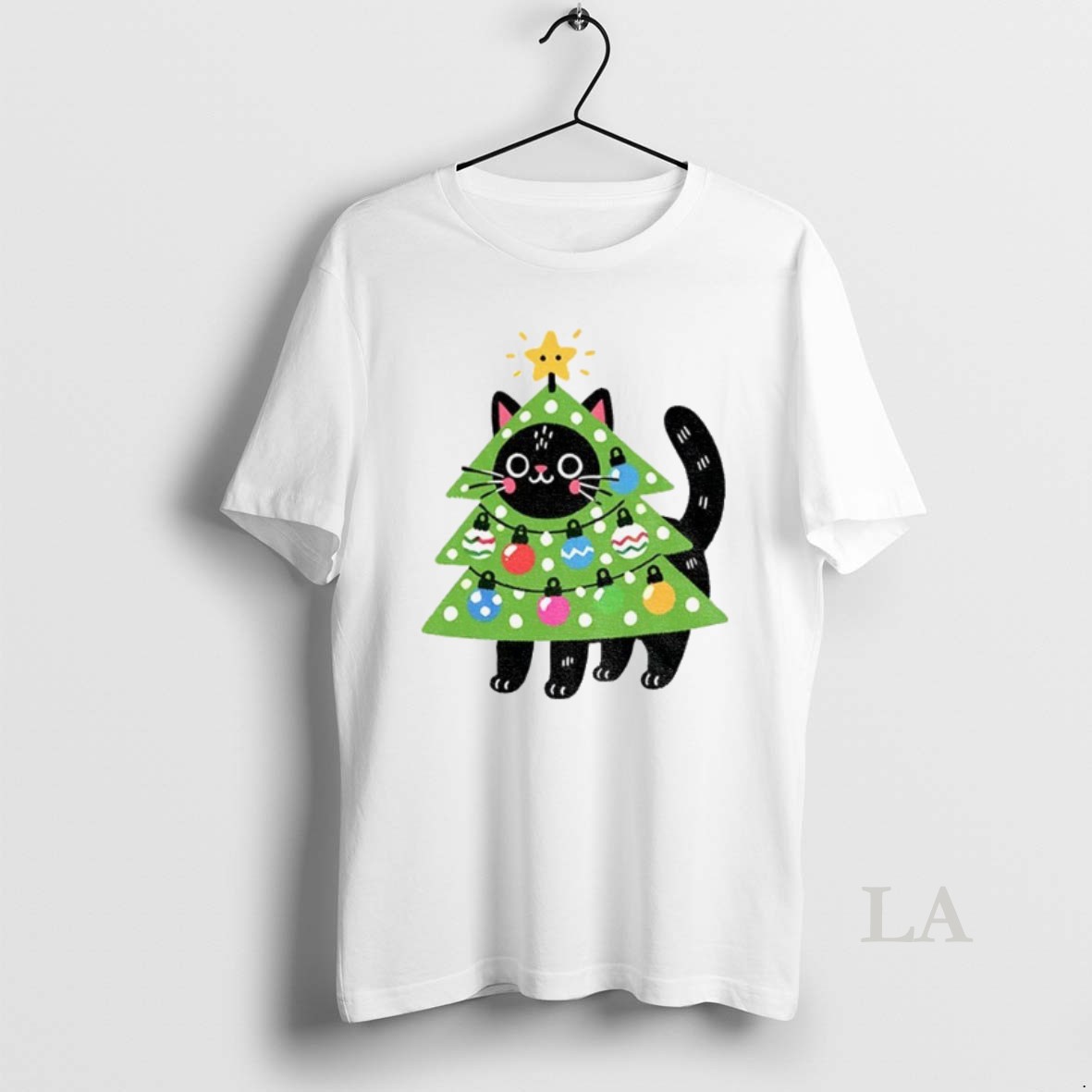 Original Christmas Tree Cat Merry Christmas Shirt