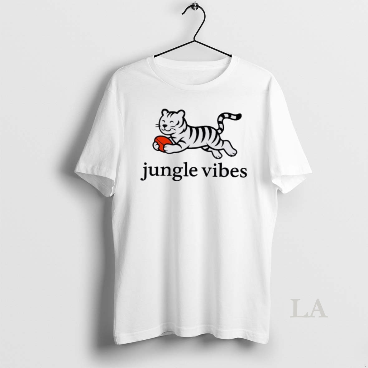 Original Cincinnati Cyclones Jungle Vibes Run Wild White Tiger Shirt
