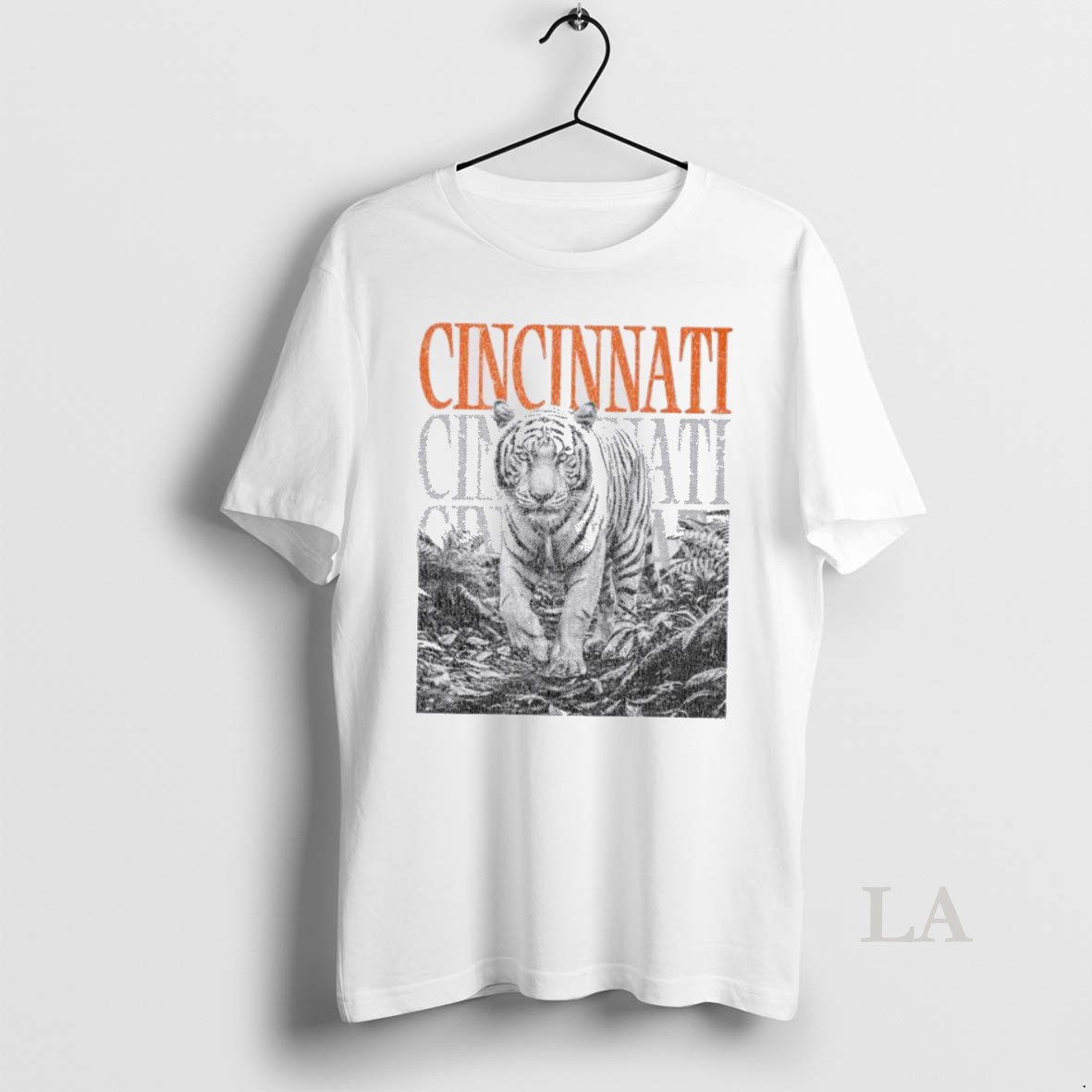 Original Cincinnati Cyclones Jungle Vibes White Tiger Shirt