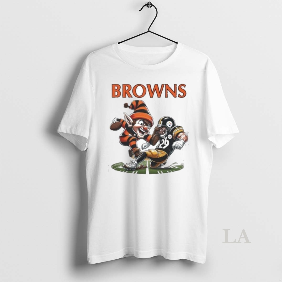 Original Cleveland Browns Vs Pittsburgh Steelers Mascot Rivalries 2025 Shirt 2