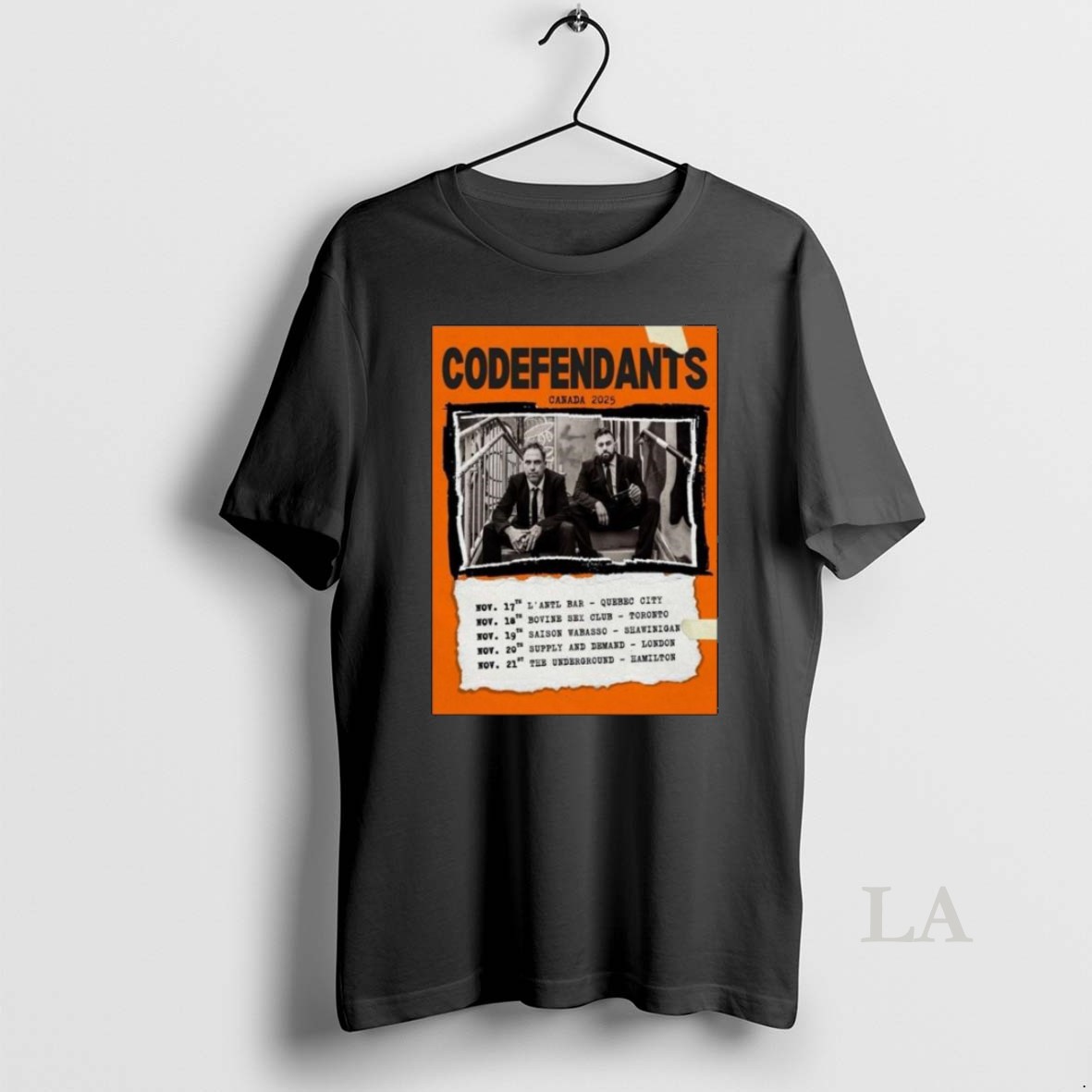 Original Codefendants Canada Tour 2025 Long Sleve Shirt