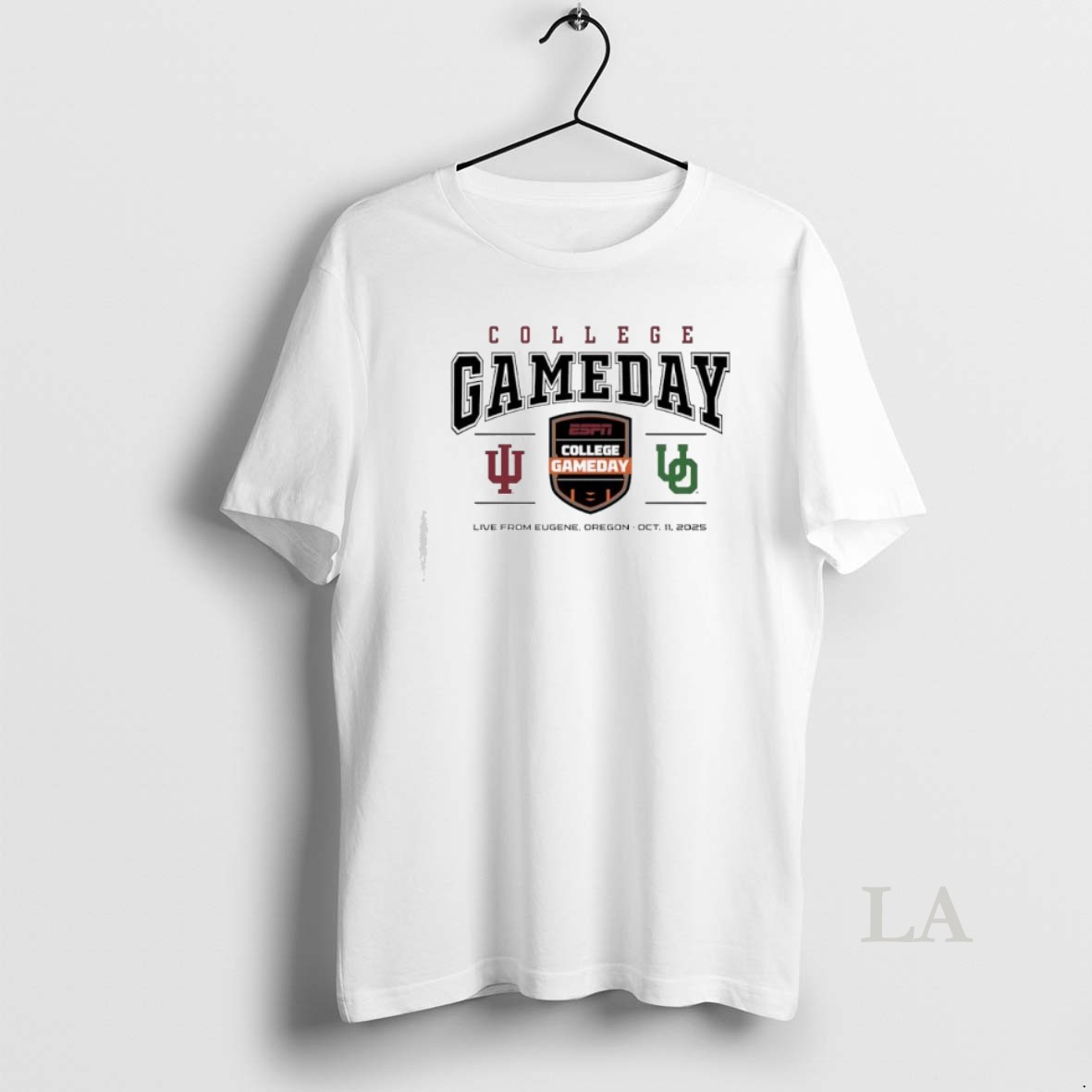 Original College Gameday Indiana Vs Oregon Live From Eugene Oregon Oct 11st 2025 Shirt