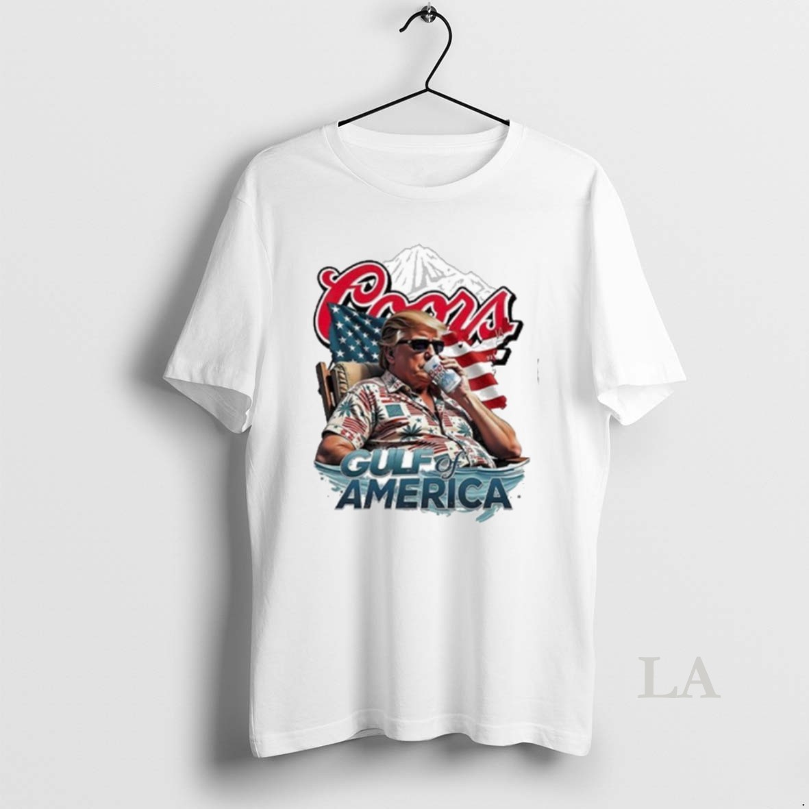 Original Coors Light Gulf Of America Trump Shirt