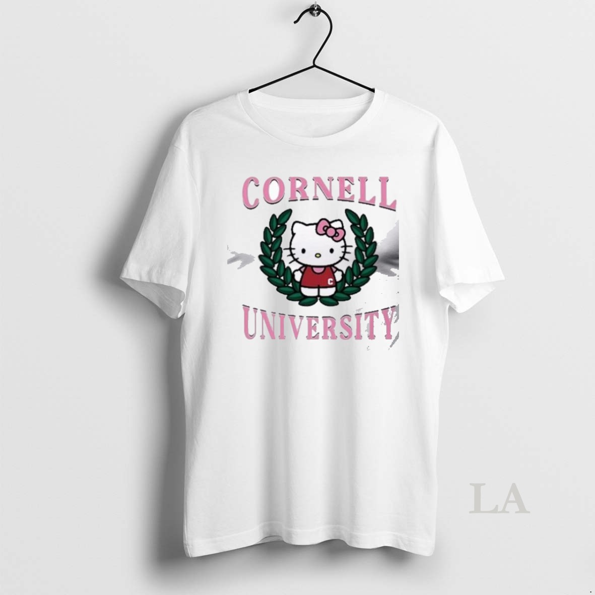 Original Cornell University Hello Kitty Laurel New T Men Shirt