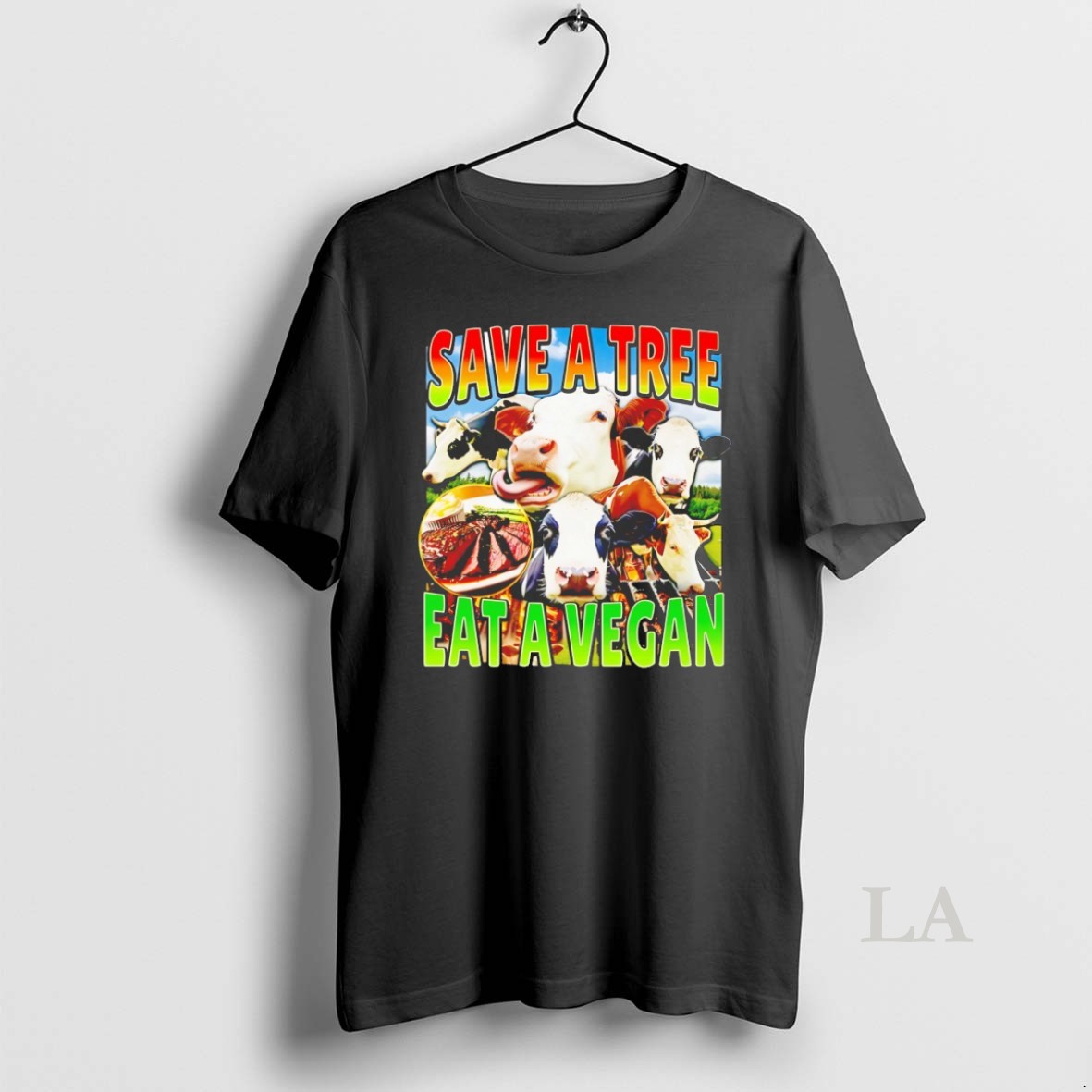 Original Cow Save A Tree Eat A Vegan Shirt 2