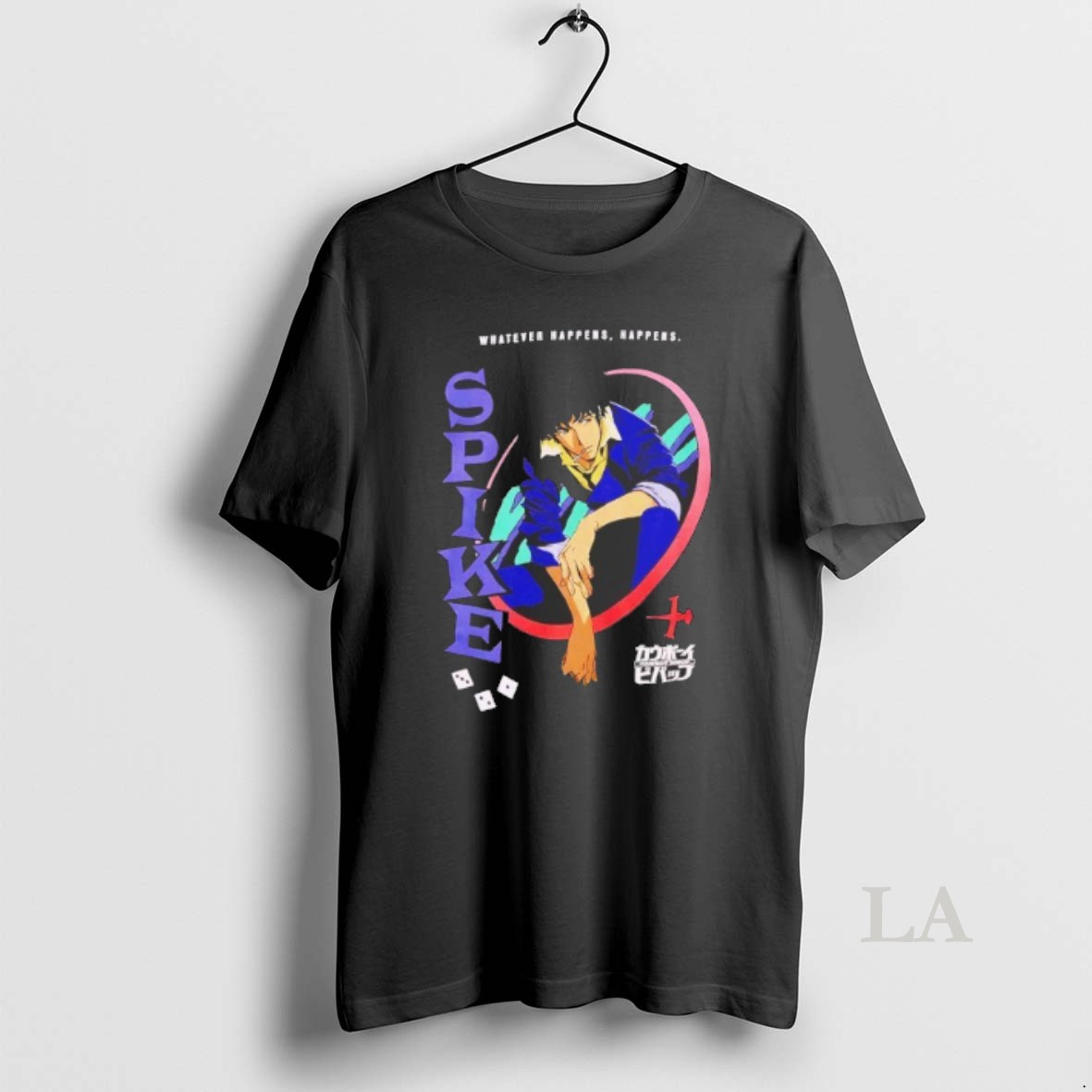 Original Cowboy Bebop Spike Dice Portrait Shirt