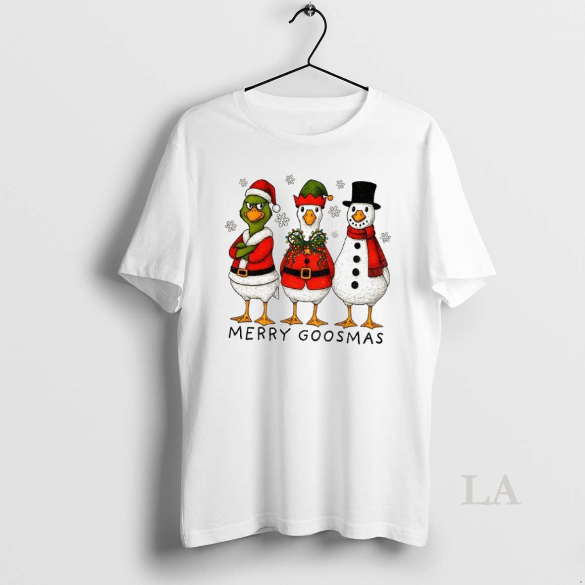 Original Cute Christmas Goose Movie Characters Merry Goosmas 2025 Shirt