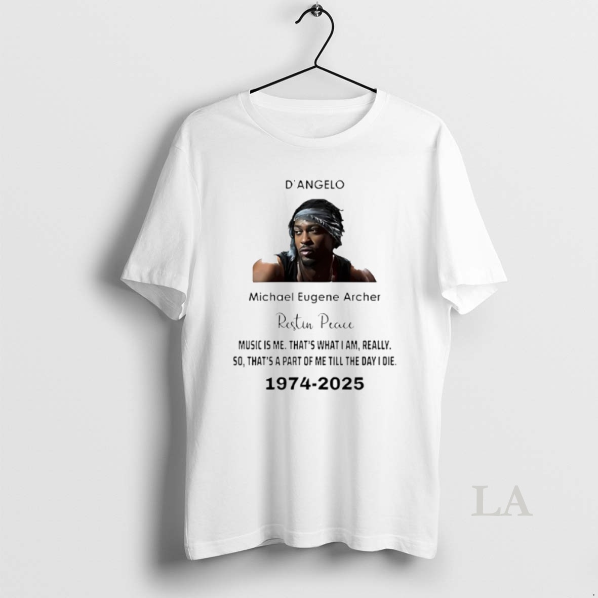 Original Dangelo Micheal Eugene Archer Rest In Peace 1974 2025 Shirt