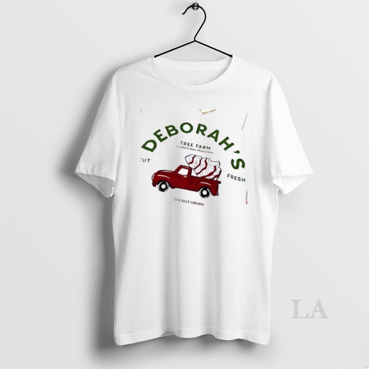 Original Deborahs Tree Farm Cut Fresh Christmas Tree Cake Shirt