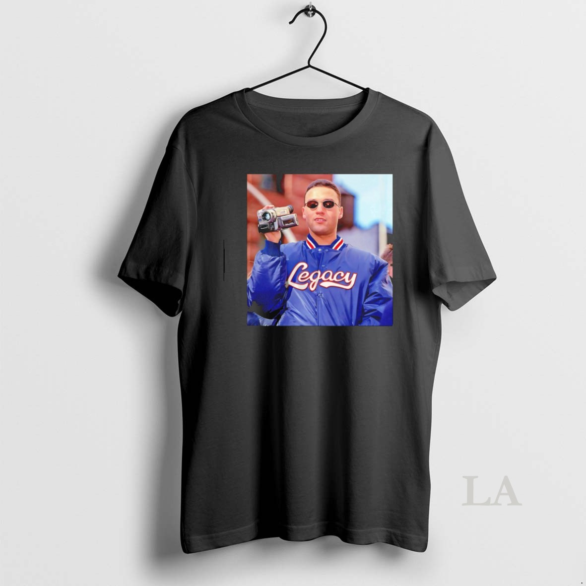 Original Derek Jeter He Is Holding A Sony Handycam Photo Shirt