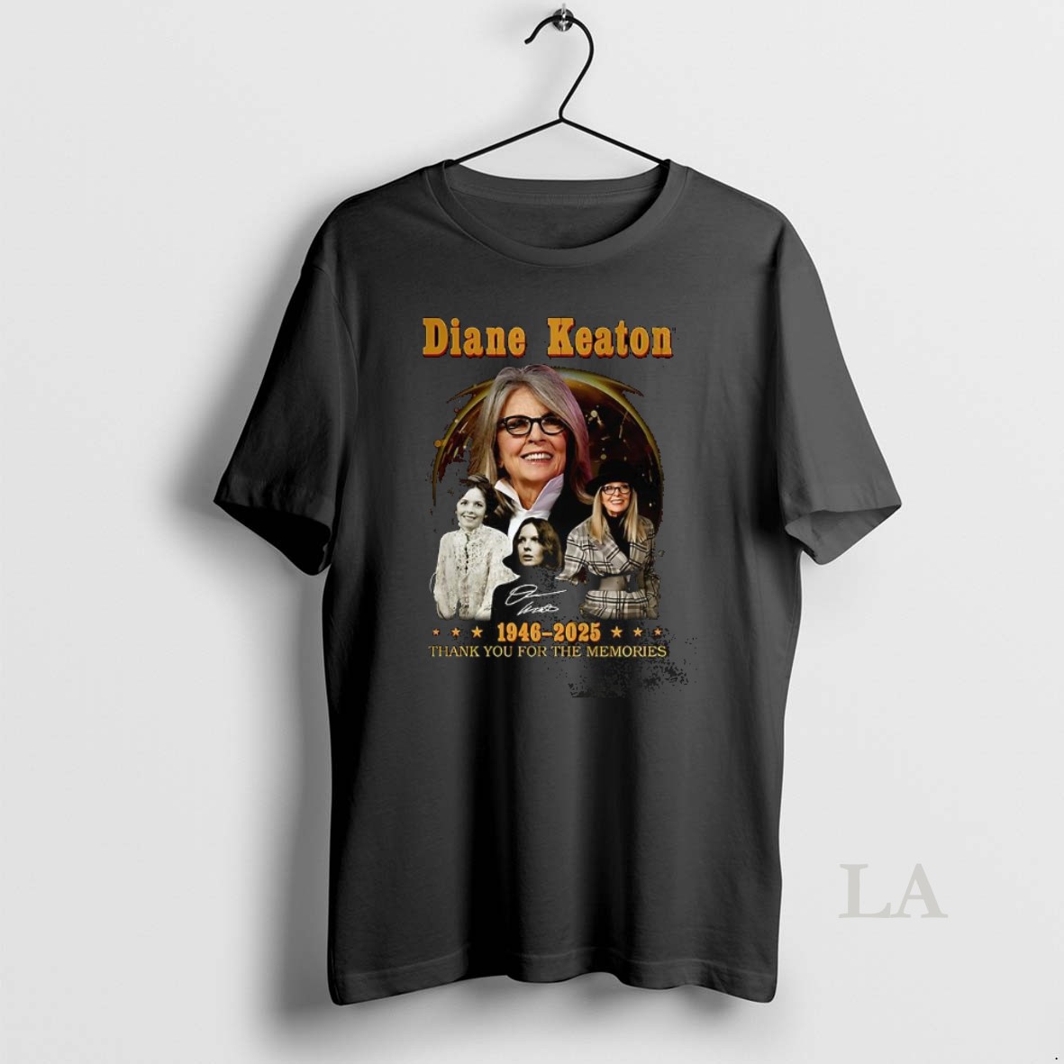 Original Diane Keaton 1946 2025 Thank You For The Memories Siganture Shirt