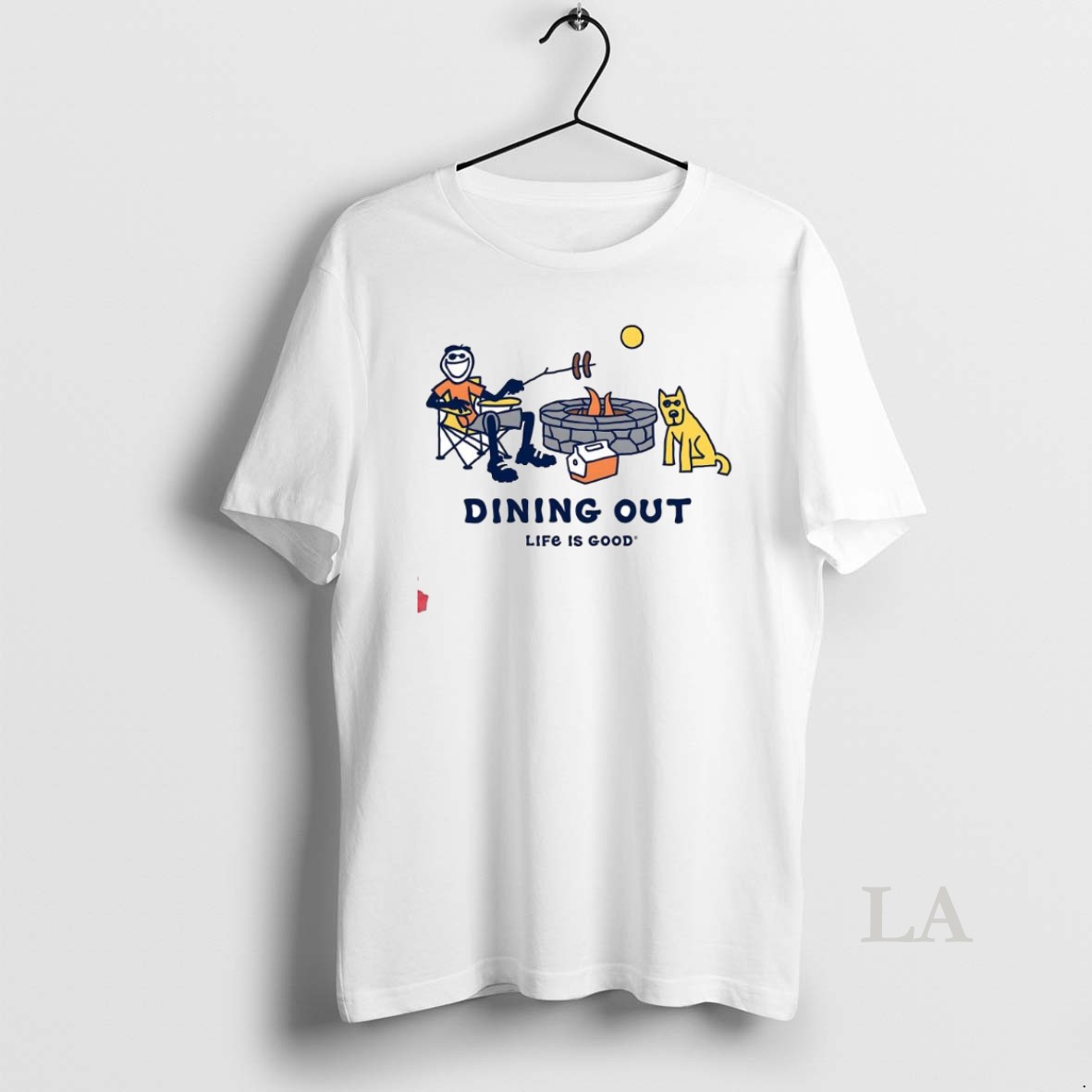 Original Dining Out Life Is Good Shirt