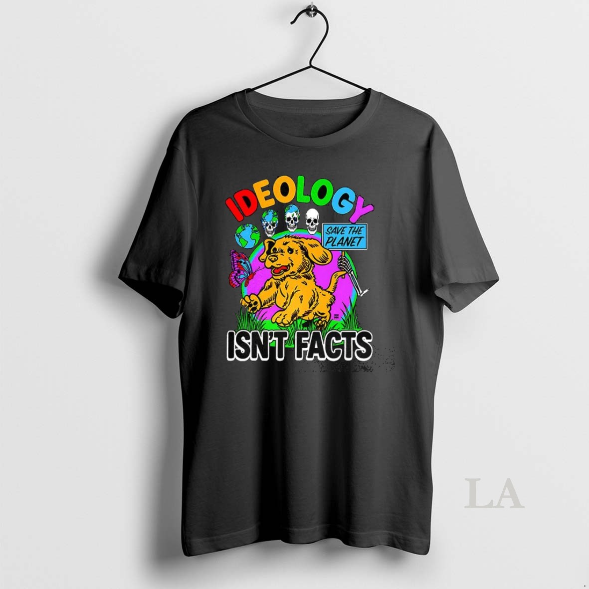 Original Dog Ideology Isnt Facts Shirt