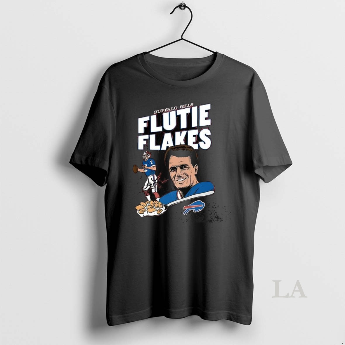 Original Doug Flutie Buffalo Bills Football Cereal Boxes Flutie Flakes Signature Shirt