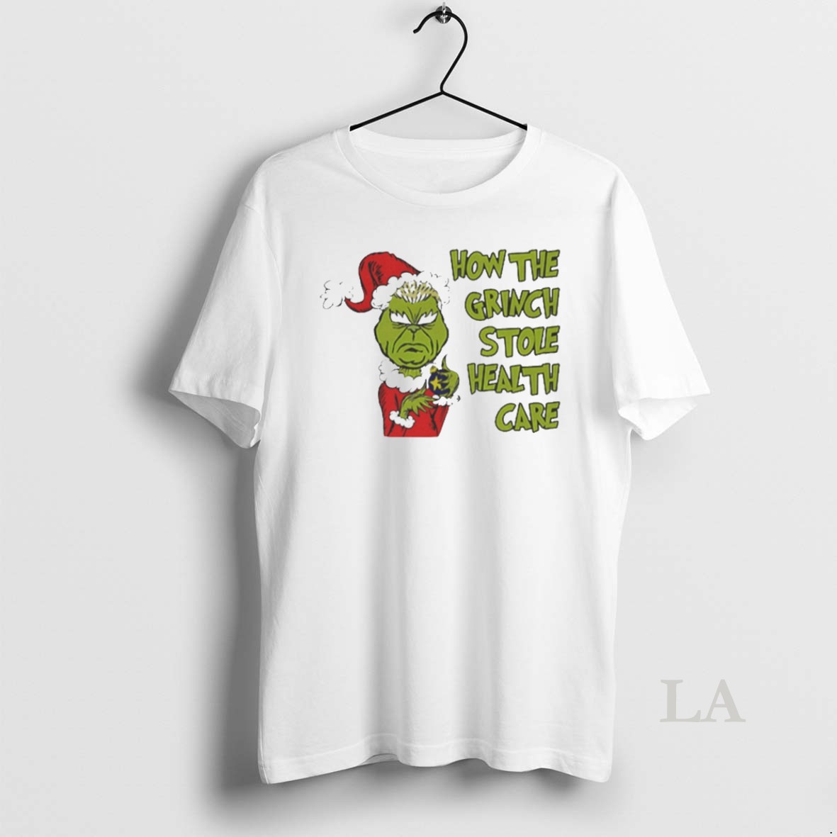 Original Doug Ford The Grinch Stole Healthcare Christmas White Shirt
