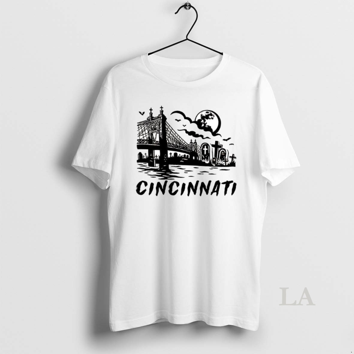 Original Downtown Spooky Halloween Bridge Shirt