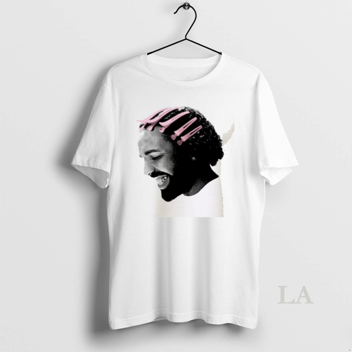 Original Drake Pink Clips Face Shirt