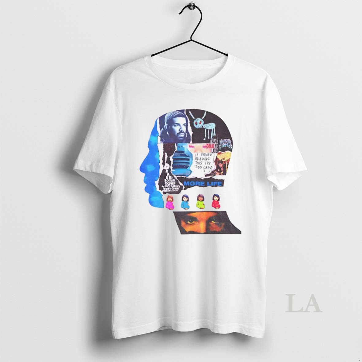 Original Drake Thank Drake Me Later If Youre Reading This Its Too Late Mind Collage Shirt