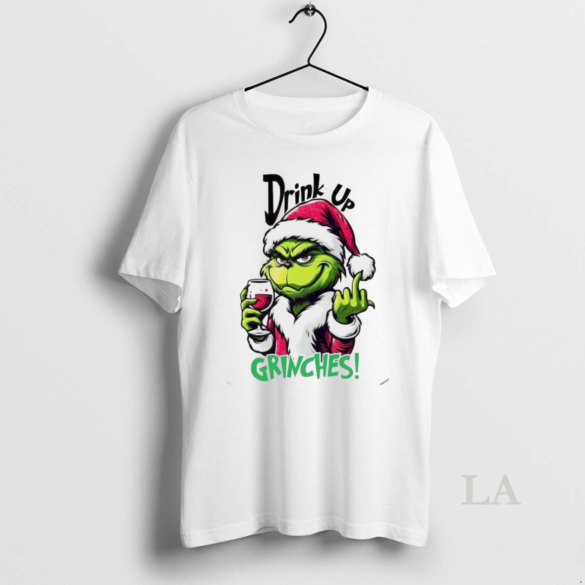 Original Drink Up Grinches Christmas White Shirt