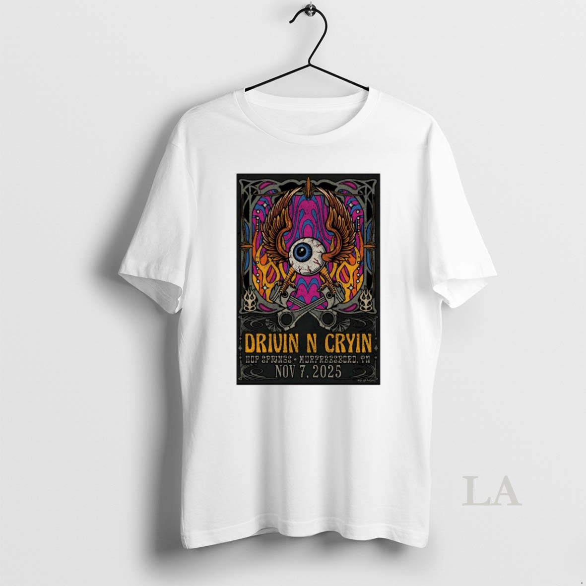 Original Drivin N Cryin November 7 2025 Hop Springs Beer Park In Murfreesboro Tn Shirt