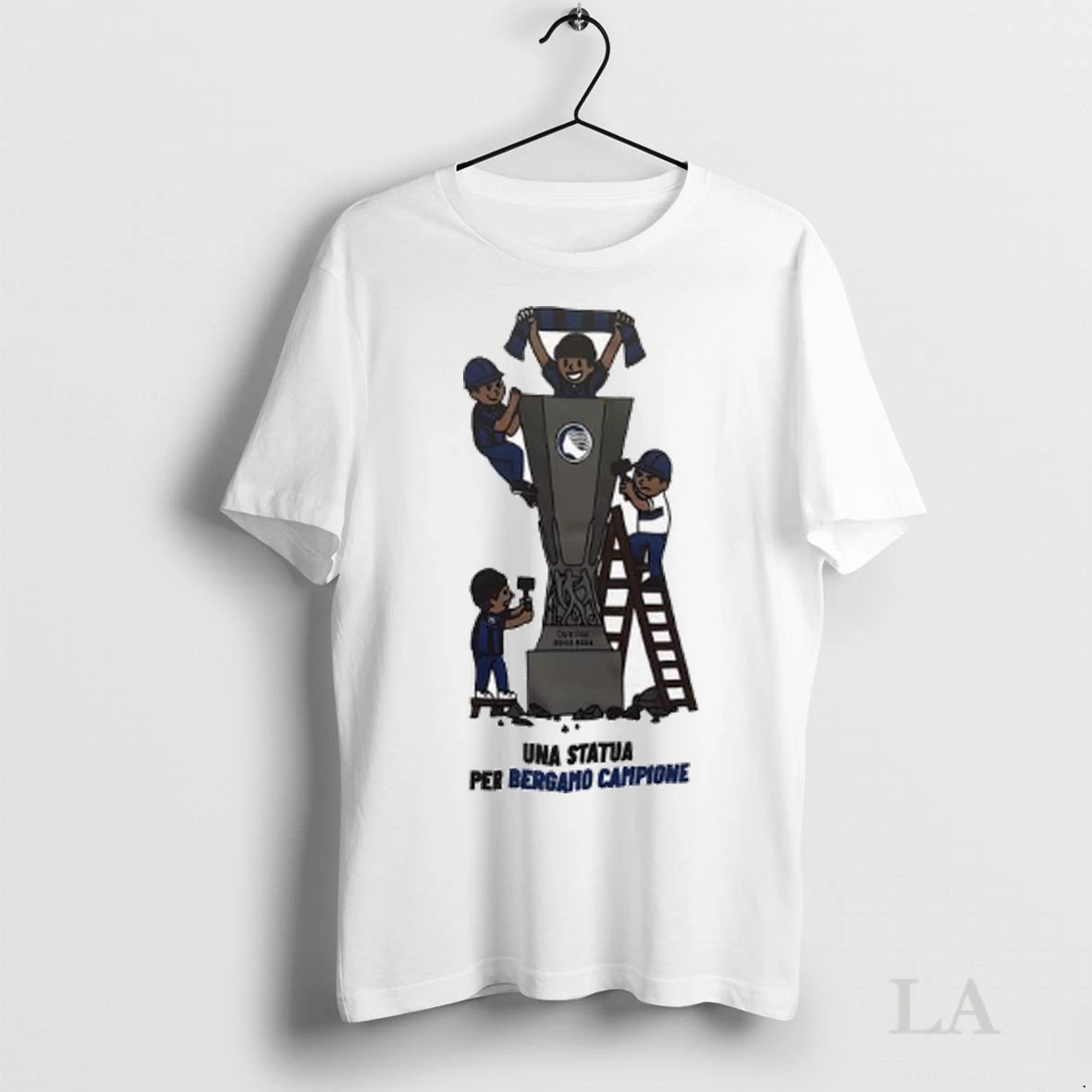 Original Dublino 22 05 2024 Europa Leagu Cup Una Statua Per Bergamo Campione Ladies Shirt