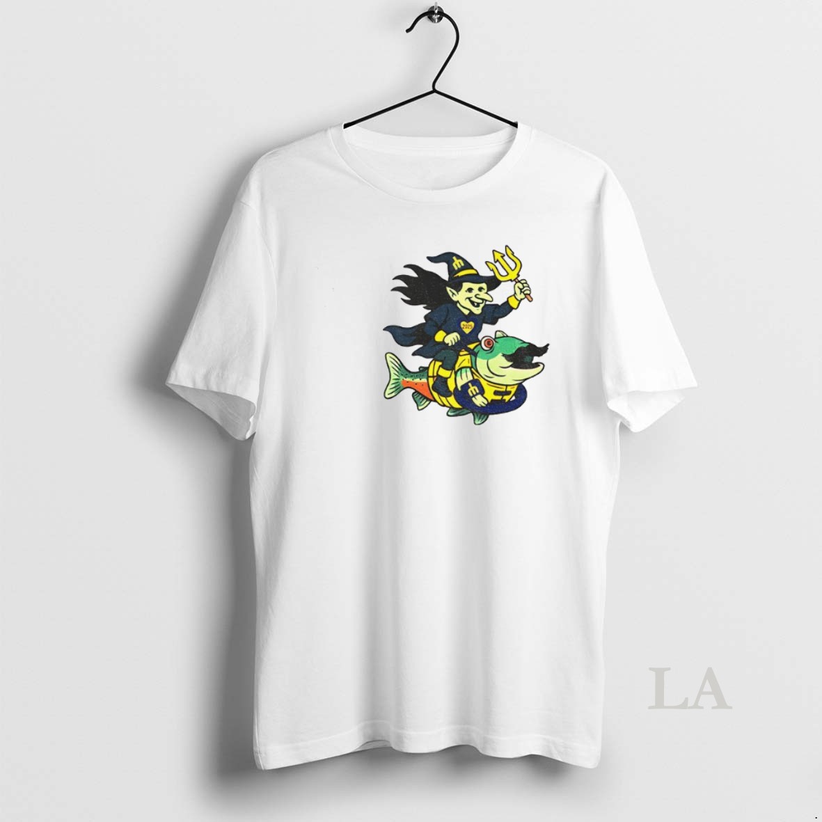 Original Etsy Witch Mustache Trident Riding Humpy Salmon Seattle Mariners 2025 Shirt