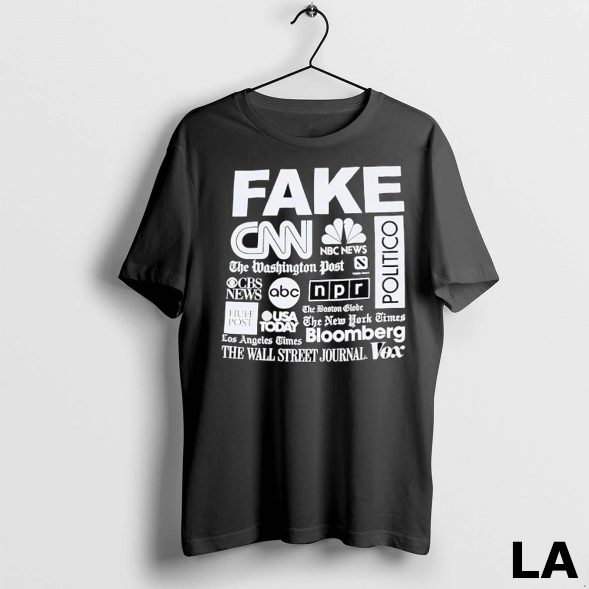 Original Fake Cnn The Washington Post Politico The Boston Globe The New York Times Shirt