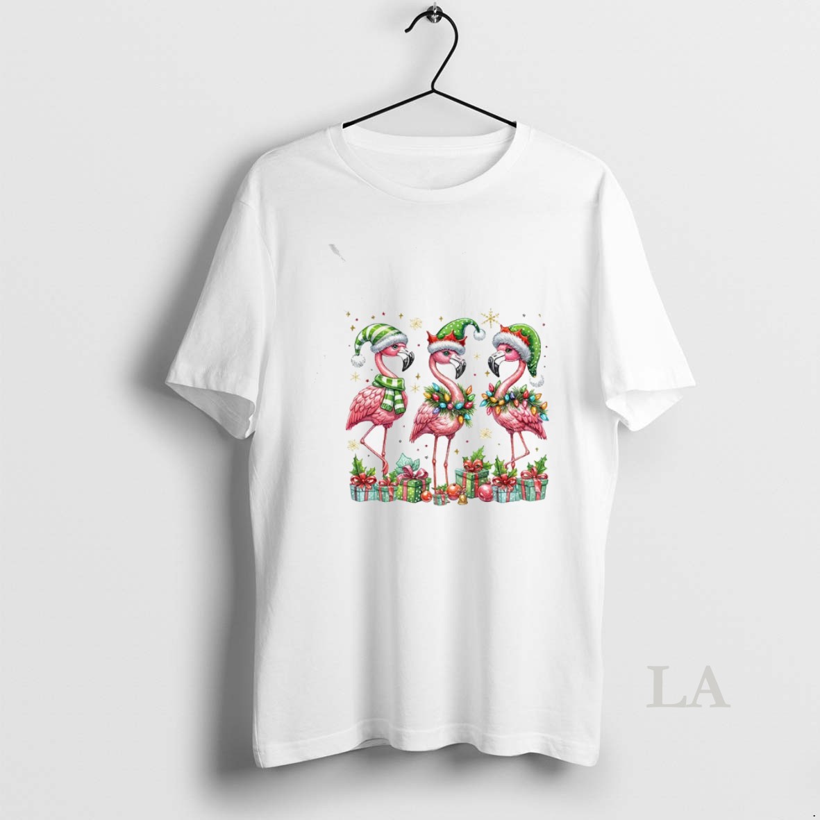 Original Festive Christmas Flamingo Holiday Animal Shirt